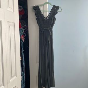 Olive Green Jumpsuit - Plenty by Tracy Reese (Petite SP)